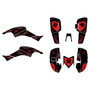 honda trx400ex graphics kit 2005-2007 speed series red-shift