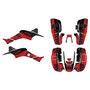 honda trx400ex graphics kit 1999-2004 future series red-shift