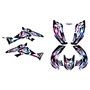 honda trx300ex graphics kit 2007-2013 vision series magenta