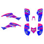 honda trx400ex graphics kit 2005-2007 split series magenta