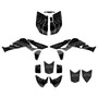 honda trx450r graphics kit 2006-2017 split series smoke