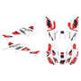 honda trx400ex graphics kit 1999-2004 rebel series red-shift