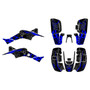 honda trx400ex graphics kit 1999-2004 revolt series blue
