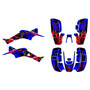 honda trx400ex graphics kit 1999-2004 revolt series blue-shift