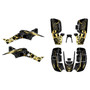 honda trx400ex graphics kit 1999-2004 revolt series gold