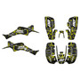 honda trx400ex graphics kit 1999-2004 rift series yellow