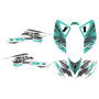 honda trx400ex graphics kit 2008-2016 blazing series teal