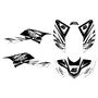 honda trx400ex graphics kit 2008-2016 division series white