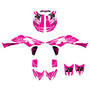 honda trx450r graphics kit 2004-2005 factory series magenta