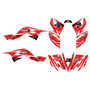 honda trx400ex graphics kit 2008-2016 factory series red