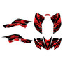 honda trx400ex graphics kit 2008-2016 factory series red-shift