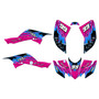 honda trx400ex graphics kit 2008-2016 fracture series magenta