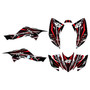 honda trx400ex graphics kit 2008-2016 prime series red