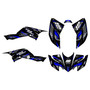 honda trx400ex graphics kit 2008-2016 rebel series blue