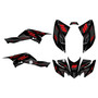 honda trx400ex graphics kit 2008-2016 rebel series red-shift