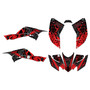 honda trx400ex graphics kit 2008-2016 revolt series red