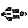 ktm 50sx graphics kit 1998-2001 bold series smoke