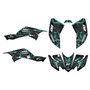 honda trx400ex graphics kit 2008-2016 rift series teal