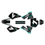 ktm 50sx graphics kit 2002-2008 bash series teal
