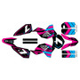 ktm 50sx graphics kit 2009-2015 bash series magenta