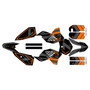 ktm 50sx graphics kit 2009-2015 bash series orange-shift