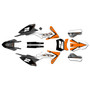 ktm 50sx graphics kit 2024-2026 razor series orange