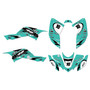 honda trx400ex graphics kit 2008-2016 speed series teal