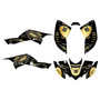 honda trx400ex graphics kit 2008-2016 speed series gold