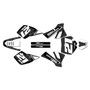 ktm 50sx graphics kit 2002-2008 orange-crew series white