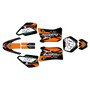 ktm 50sx graphics kit 1998-2001 rugged series orange