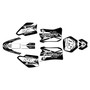 ktm 50sx graphics kit 1998-2001 rugged series white
