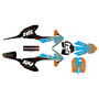 ktm 50sx graphics kit 2020-2023 fatality series cyan