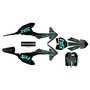 ktm 50sx graphics kit 2020-2023 fatality series teal-shift