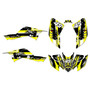 honda trx400ex graphics kit 2008-2016 swift series yellow