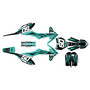 ktm 50sx graphics kit 2020-2023 guard series teal