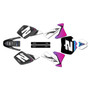 ktm 50sx graphics kit 2002-2008 razor series magenta