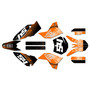 ktm 65sx graphics kit 2009-2015 fatality series orange