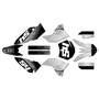 ktm 65sx graphics kit 2009-2015 fatality series white