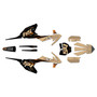 ktm 65sx graphics kit 2016-2023 fatality series tan