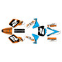 ktm 65sx graphics kit 2002-2008 razor series cyan