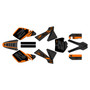 ktm 65sx graphics kit 2002-2008 razor series orange-shift