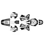 ktm 65sx graphics kit 1998-2001 rugged series white