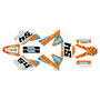 ktm 65sx graphics kit 2002-2008 split series orange
