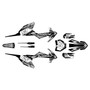ktm 65sx graphics kit 2016-2023 rugged series white
