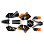 ktm 105sx graphics kit 2006-2012 bash series orange