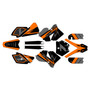 ktm 105sx graphics kit 2006-2012 bash series orange-shift