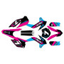 KTM 85SX & 105SX graphics kit 2013-2015 bash series magenta
