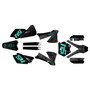 ktm 105sx graphics kit 2003-2005 fatality series teal-shift
