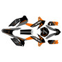 ktm 105sx graphics kit 2013-2015 bash series orange