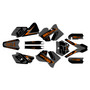 KTM 85SX & 105SX graphics kit 2006-2012 orange-crew series orange-shift